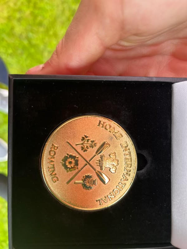 Gold Home International regatta medal
